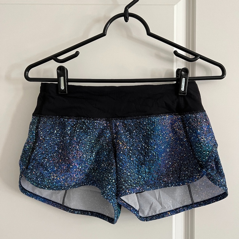lululemon Speed Up Shorts 2.5" - galaxy blue - Size 2